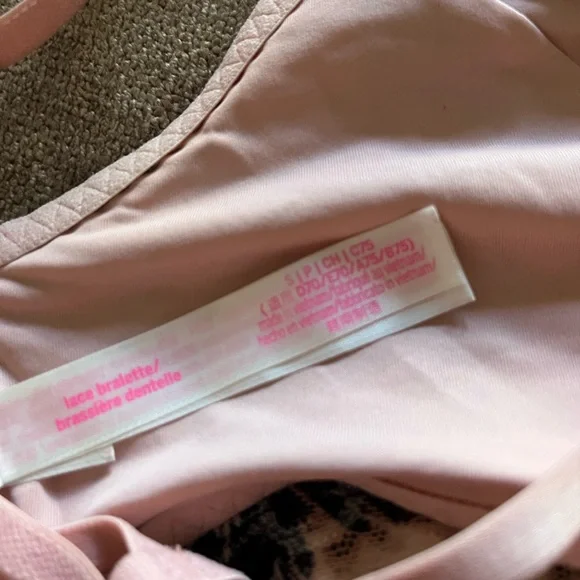 PINK Victoria’s Secret Floral Bralette- Size Small - Picture 7 of 8